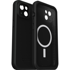 黑-Otterbox  iPhone 14Pro 6.1吋 FRE (兼容磁吸) 防水/防雪/防塵/防摔殼