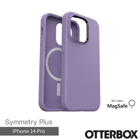 紫-Otterbox  iPhone 14Pro 6.1吋 Symmetry+ 炫彩幾何(兼容磁吸)防摔殼