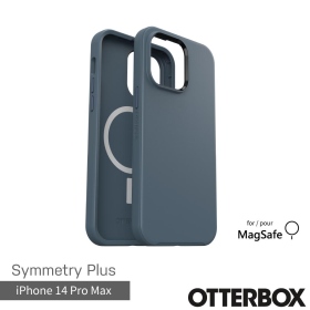 藍-Otterbox  iPhone 14ProMax 6.7吋 Symmetry+ 炫彩幾何(兼容磁吸)防摔殼
