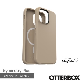 奶茶色-Otterbox  iPhone 14ProMax 6.7吋 Symmetry+ 炫彩幾何(兼容磁吸)防摔殼