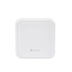 柔霧白 LaPO 全功能無線充電行動電源 WT-08P自帶線TypeC to Lightning