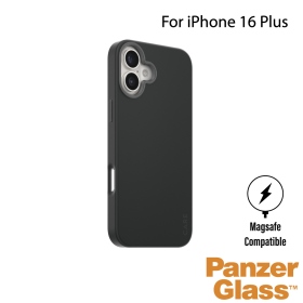 黑PanzerGlass iPhone16Plus 6.7吋Fashion磁吸殼