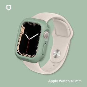 鼠尾草綠 犀牛盾Apple Watch S7 41mm 防摔手錶錶殼