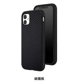 黑 iPhone11 6.1犀牛盾碳纖維背蓋