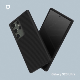黑 Samsung S23 Ultra犀牛盾-碳纖維背蓋