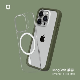 軍綠 犀牛盾MOD NX(兼容磁吸背板) iPhone 15Max 6.7吋