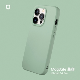 鼠尾草綠 犀牛盾SolideSuit iPhone14 Pro6.1吋兼容兼容磁吸