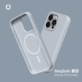循環灰 犀牛盾SolideSuit iPhone 15 Pro Max 6.7吋兼容兼容磁吸