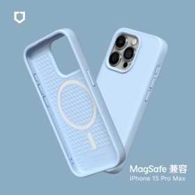 冰河藍 犀牛盾SolideSuit iPhone 15 Pro Max 6.7吋兼容兼容磁吸