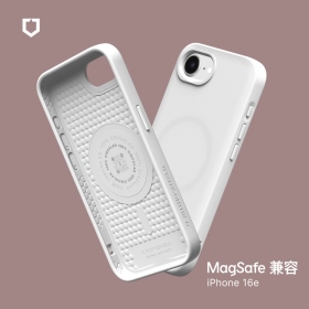 經典白 犀牛盾SolideSuit iPhone 16e 6.1吋兼容兼容磁吸