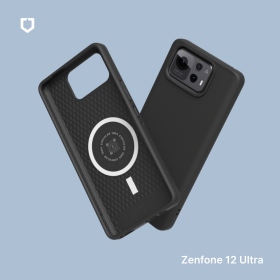黑 犀牛盾 ASUS Zenfone 12 Ultra (6.78吋) SolidSuit(MagSafe兼容)磁吸手機殼
