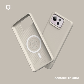 貝殼灰 犀牛盾 ASUS Zenfone 12 Ultra (6.78吋) SolidSuit(MagSafe兼容)磁吸手機殼