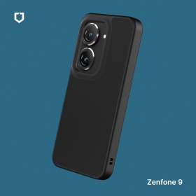 黑 ASUS ZenFone 9 (AI2202)犀牛盾SolidSuit 經典防摔背蓋手機殼