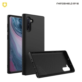 黑 Note10 經典款-背蓋犀牛盾