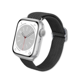 黑-犀牛盾 編織錶帶 Apple Watch 42 / 44 / 45 / 49 mm