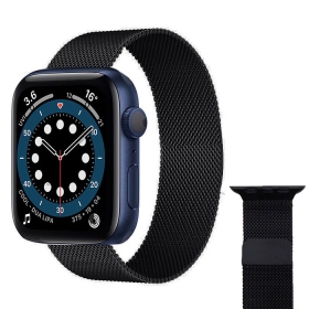 米蘭黑-Apple Watch 38mm米蘭(Millan))錶帶-暟