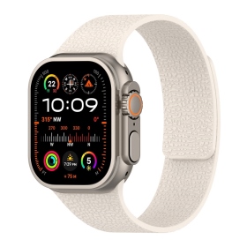 Cowhorn牛角 米白-矽膠磁吸錶帶-Apple Watch 38/40/41/ S10 42mm