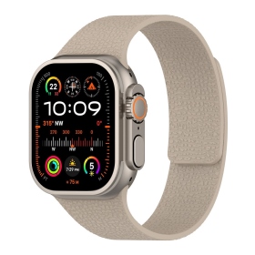 Cowhorn牛角 奶茶-矽膠磁吸錶帶-Apple Watch 38/40/41/ S10 42mm