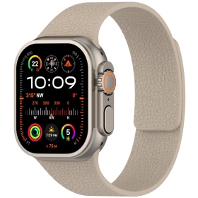 Cowhorn牛角  奶茶-磁吸矽膠錶帶-Apple Watch 42/44/45/46/49mm