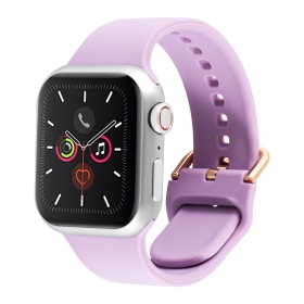 Cowhorn牛角 紫-矽膠卡釦錶帶-Apple Watch 38/40/41/ S10 42mm