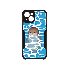 iPhone雙鏡頭型號皆適用-漂漂小海豹