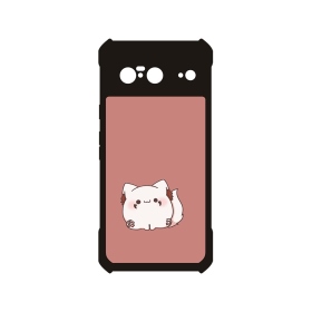 Google pixel7-Q甜MOMO犬-(藕粉底)