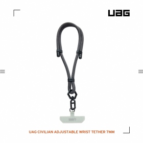 黑灰 UAG 簡約編織可調式手腕掛繩7mm