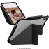 黑 UAG iPad Air 11(2024)/Air4/Air/5/10.9吋耐衝擊多角度保護殼