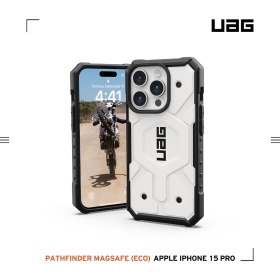 白-UAG (磁吸)耐衝擊殼 iPhone 15Pro 6.1吋