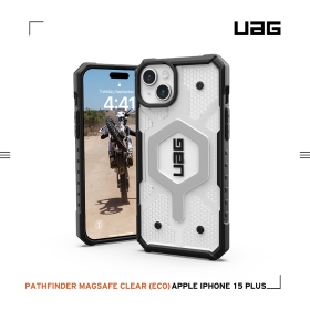 透明 UAG (磁吸)耐衝擊殼 iPhone 15Plus 6.7吋