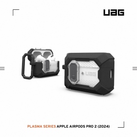 黑 UAG AirPod Pro 2 磁吸耐衝擊經典保護殼