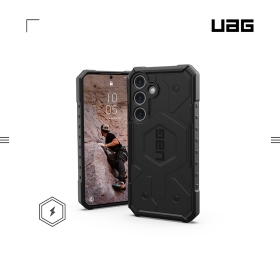 黑-UAG Galaxy S24+(SM-S9260)磁吸式耐衝擊保護殼