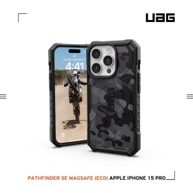 迷彩黑-UAG (磁吸)耐衝擊殼 iPhone 15 Pro 6.1吋