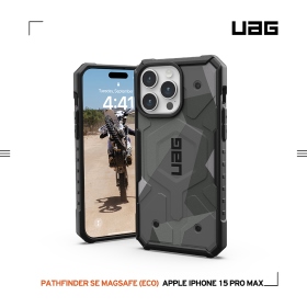 幾何黑-UAG (磁吸)耐衝擊殼 iPhone 15 Pro Max 6.7吋