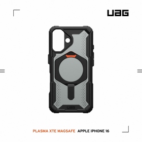 透黑(黑圈)-UAG 磁吸支架款保護殼 iPhone16 6.1吋