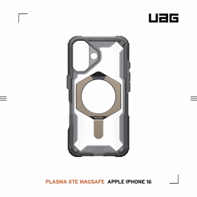 透灰(鈦灰圈)-UAG 磁吸支架款保護殼 iPhone16 6.3