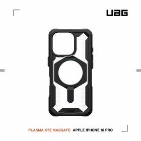 透明(黑圈)-UAG 磁吸支架款保護殼 iPhone16Pro 6.3吋