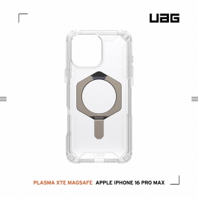 透明(鈦灰圈)-UAG 磁吸支架款保護殼 iPhone16ProMax 6.9吋