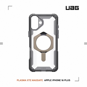 透灰(鈦灰圈)-UAG 磁吸支架款保護殼 iPhone16+ 6.7吋