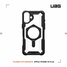 透明(黑圈)-UAG 磁吸支架款保護殼 iPhone16+ 6.7吋