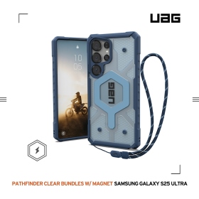 透明(藍圈)附手腕掛繩-UAG 磁吸經典款-Sam S25Ultra