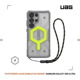 透明(螢光圈)附手腕掛繩-UAG 磁吸經典款-Sam S25Ultra