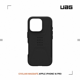 黑-UAG 磁吸簡約款保護殼 iPhone16Pro 6.3吋