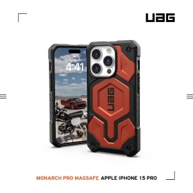 橘-UAG (磁吸)頂級款 iPhone 15Pro 6.1吋