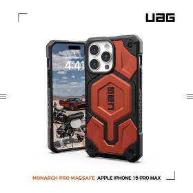 橘-UAG (磁吸)頂級款 iPhone 15Pro Max 6.7吋