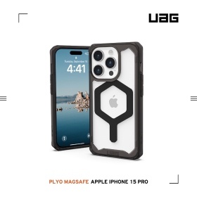 全透黑(黑圈)-UAG (磁吸)耐衝擊殼 iPhone 15 Pro 6.1吋