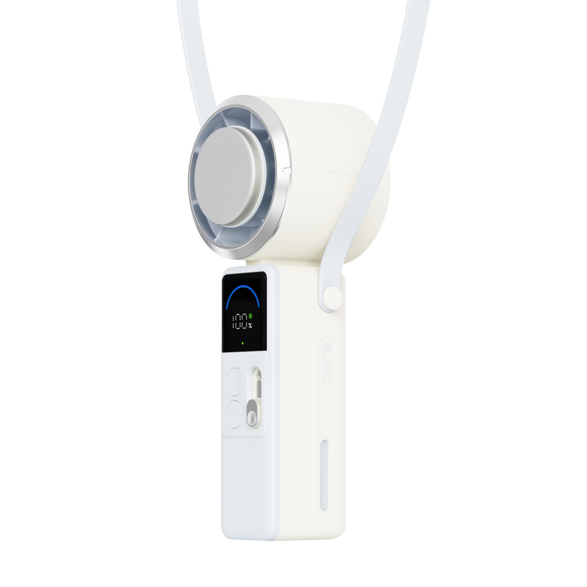 白 LaPO mini 頸掛式製冷風扇 LF-06