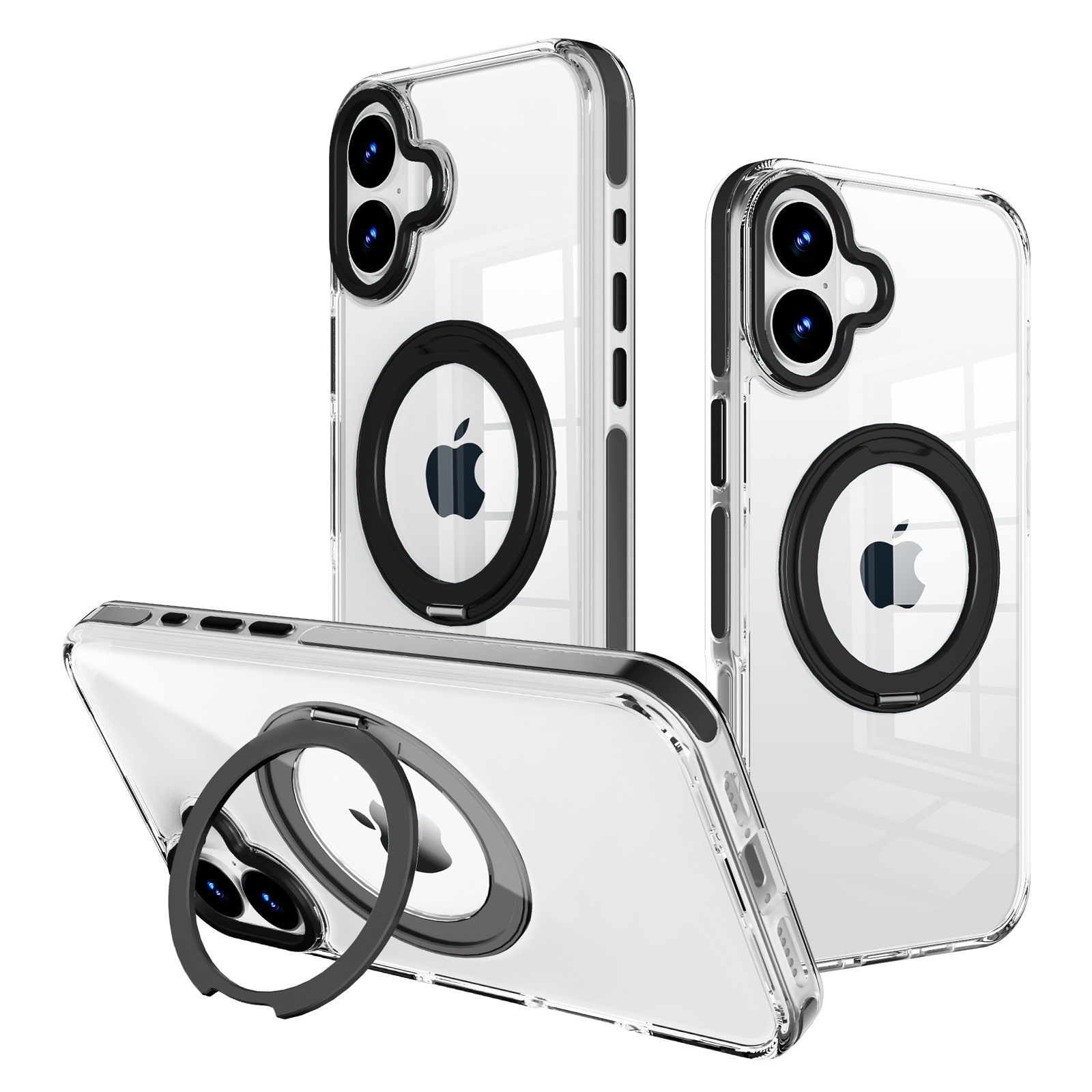 黑 CW非凡360磁吸立架殼 iPhone 17 Air