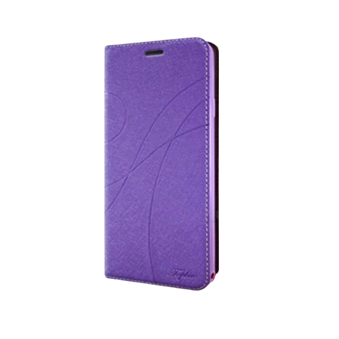 紫 iPhone 11 冰晶隱扣側掀皮套