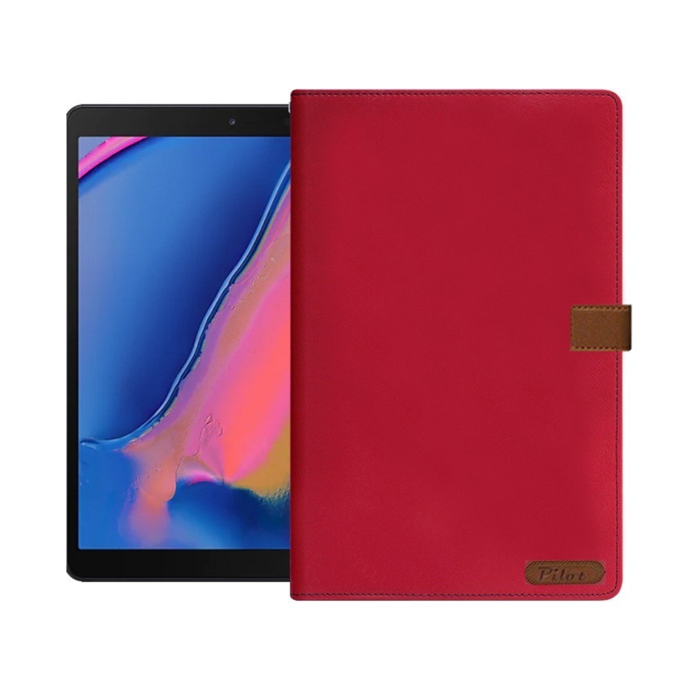 紅-三星 TAB A11+/X230  平板陽光雙色套-飛